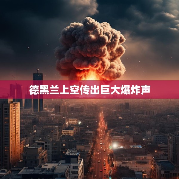 德黑兰上空传出巨大爆炸声