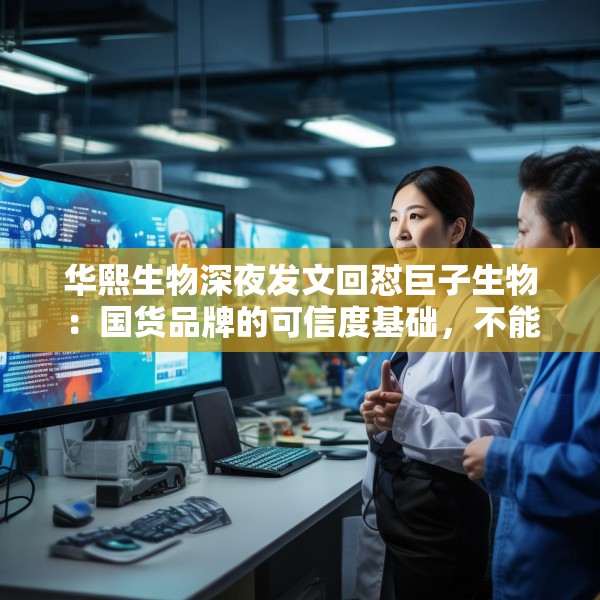 华熙生物深夜发文回怼巨子生物：国货品牌的可信度基础，不能建立在学术名称与概念滥用之上