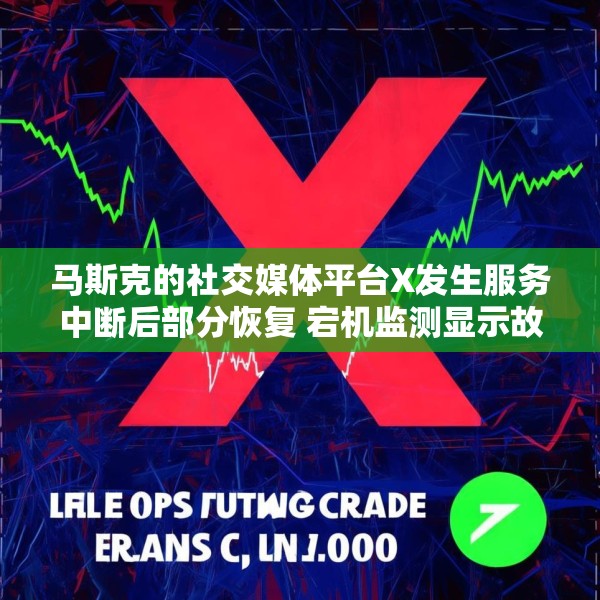 马斯克的社交媒体平台X发生服务中断后部分恢复 宕机监测显示故障峰值超万例