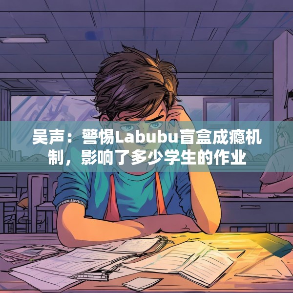 吴声：警惕Labubu盲盒成瘾机制，影响了多少学生的作业