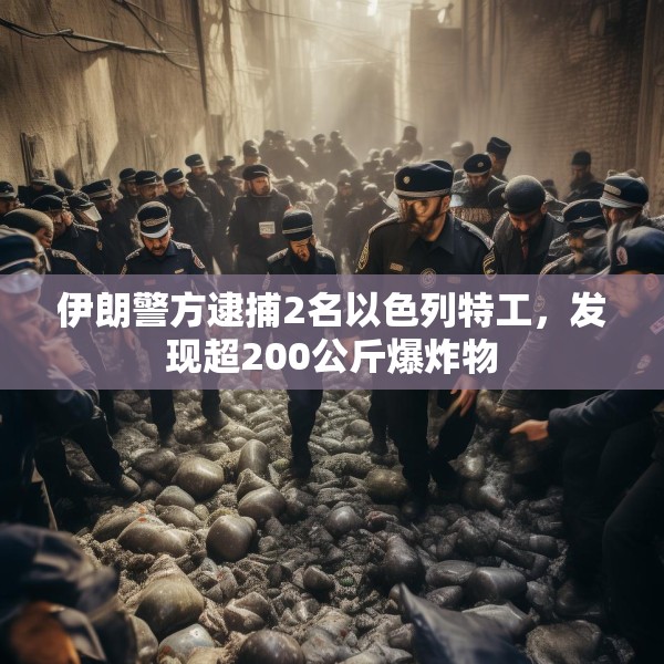 伊朗警方逮捕2名以色列特工，发现超200公斤爆炸物