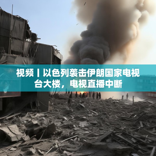 视频丨以色列袭击伊朗国家电视台大楼，电视直播中断