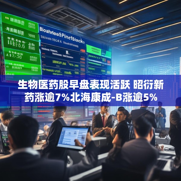 生物医药股早盘表现活跃 昭衍新药涨逾7%北海康成-B涨逾5%