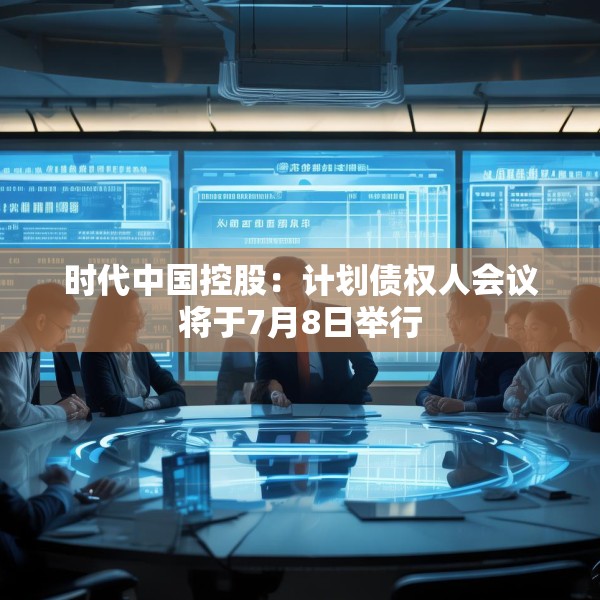 时代中国控股：计划债权人会议将于7月8日举行