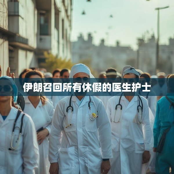 伊朗召回所有休假的医生护士