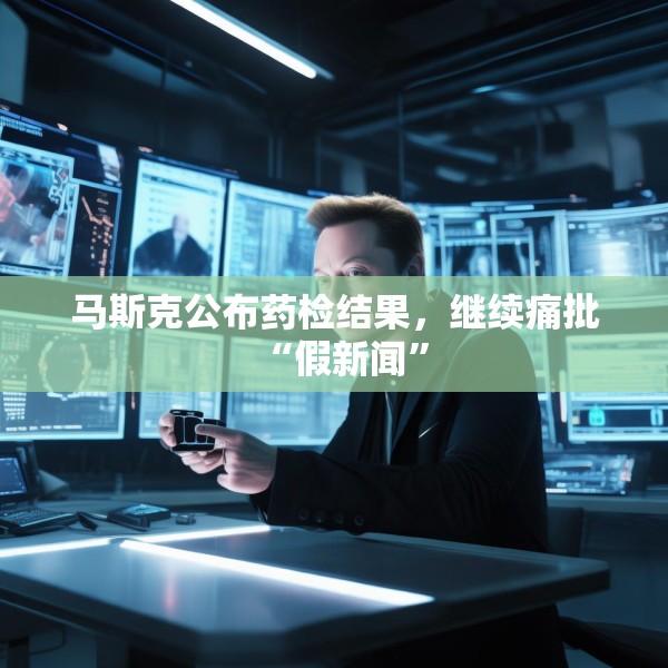 马斯克公布药检结果，继续痛批“假新闻”