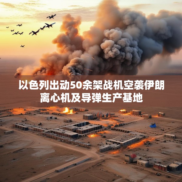 以色列出动50余架战机空袭伊朗离心机及导弹生产基地