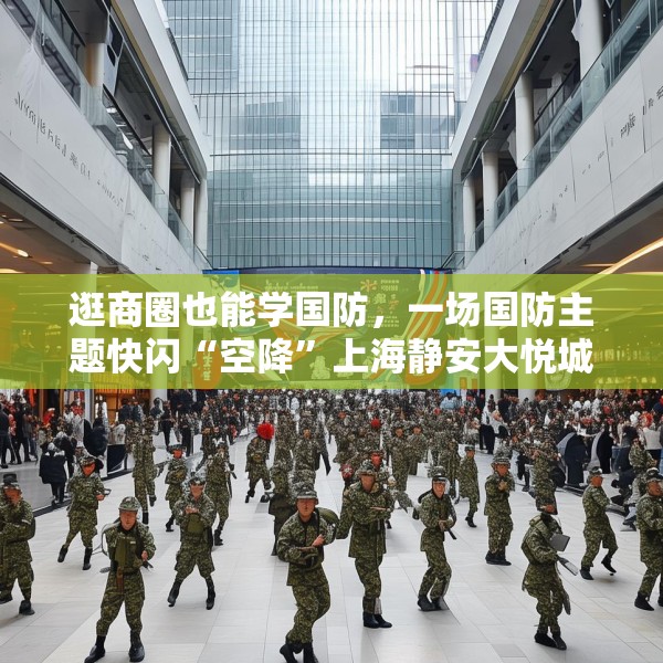 逛商圈也能学国防，一场国防主题快闪“空降”上海静安大悦城