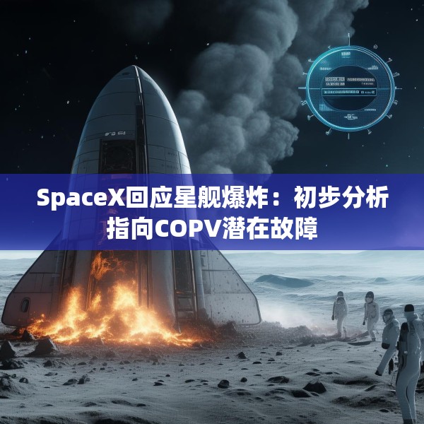 SpaceX回应星舰爆炸：初步分析指向COPV潜在故障