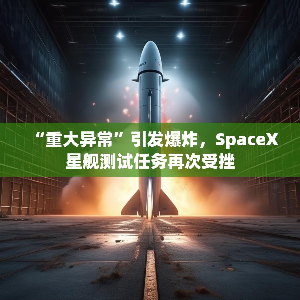 “重大异常”引发爆炸，SpaceX星舰测试任务再次受挫