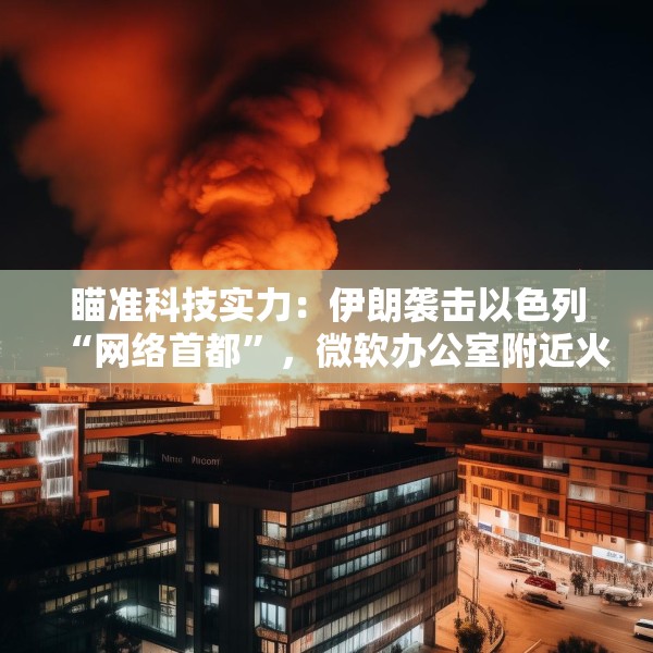 瞄准科技实力：伊朗袭击以色列“网络首都”，微软办公室附近火光冲天