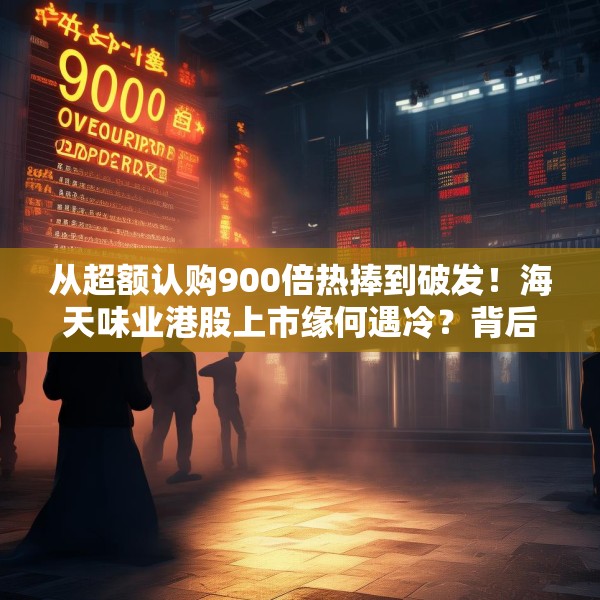 从超额认购900倍热捧到破发！海天味业港股上市缘何遇冷？背后的市场密码是什么？四大原因找到了