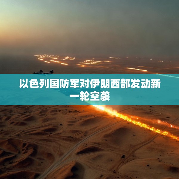 以色列国防军对伊朗西部发动新一轮空袭