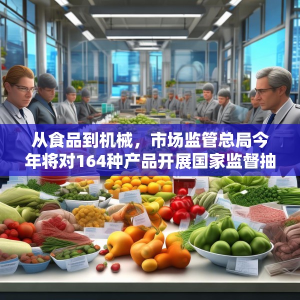从食品到机械，市场监管总局今年将对164种产品开展国家监督抽查