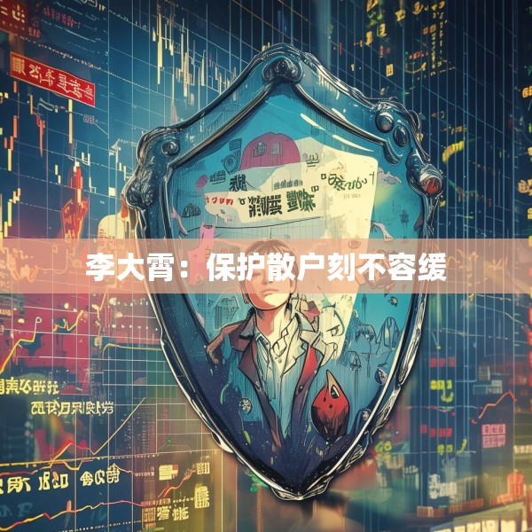 李大霄：保护散户刻不容缓