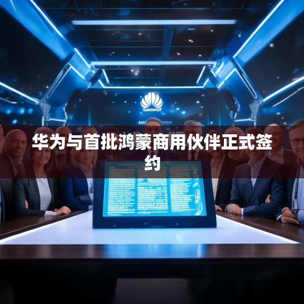 华为与首批鸿蒙商用伙伴正式签约