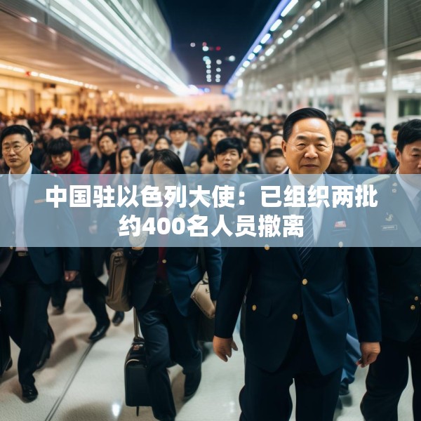 中国驻以色列大使：已组织两批约400名人员撤离