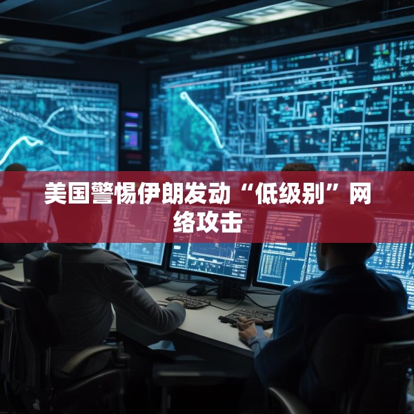 美国警惕伊朗发动“低级别”网络攻击