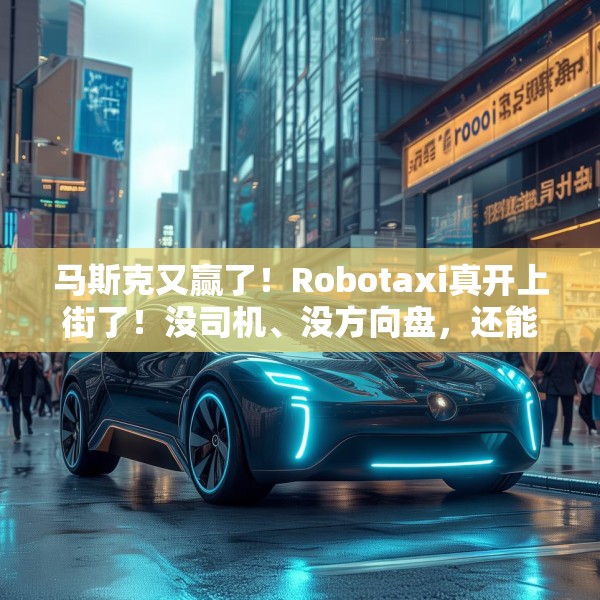 马斯克又赢了！Robotaxi真开上街了！没司机、没方向盘，还能自动接单赚钱！