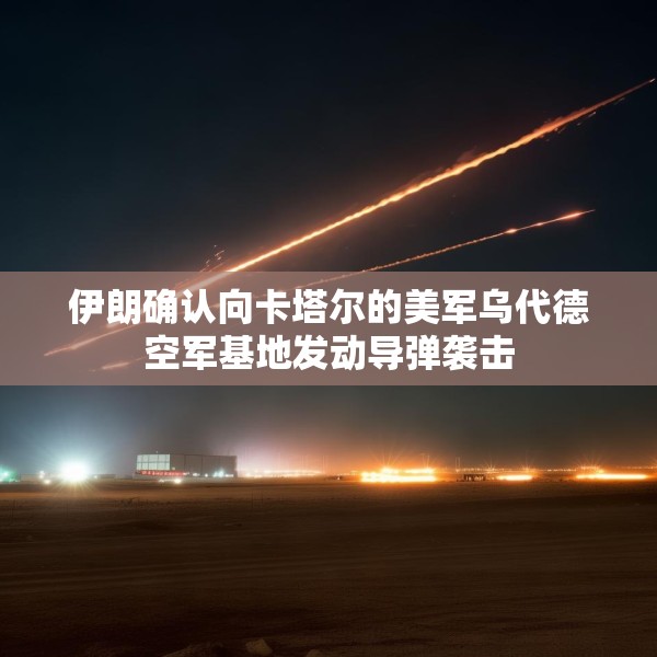伊朗确认向卡塔尔的美军乌代德空军基地发动导弹袭击