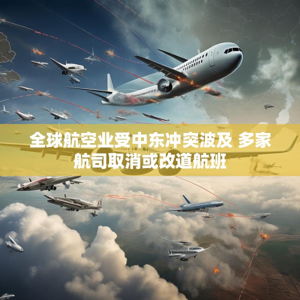 全球航空业受中东冲突波及 多家航司取消或改道航班