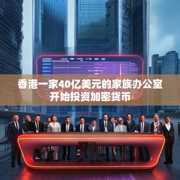 香港一家40亿美元的家族办公室开始投资加密货币
