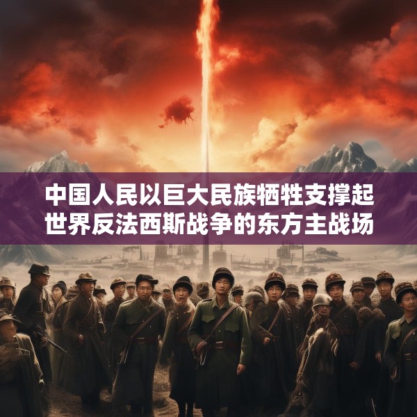 中国人民以巨大民族牺牲支撑起世界反法西斯战争的东方主战场