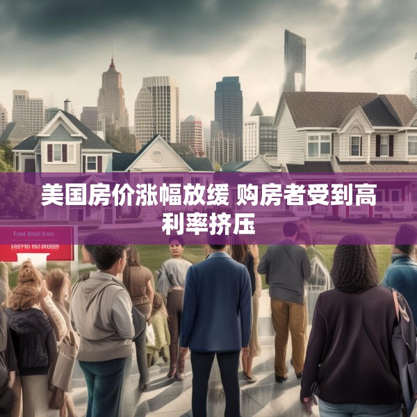 美国房价涨幅放缓 购房者受到高利率挤压
