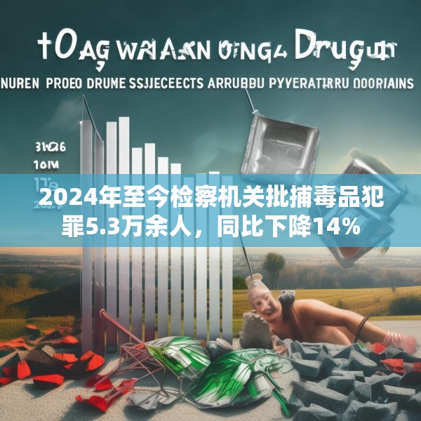 2024年至今检察机关批捕毒品犯罪5.3万余人，同比下降14%