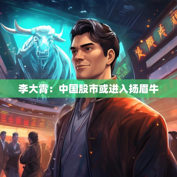 李大霄：中国股市或进入扬眉牛