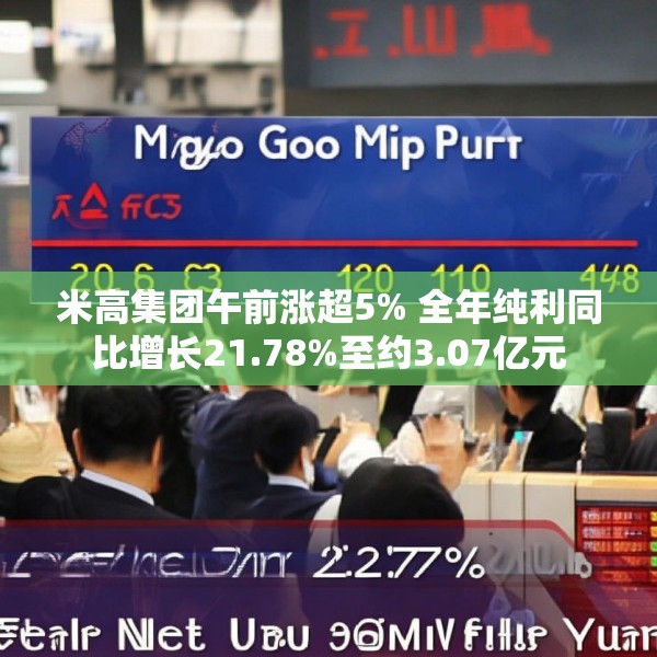米高集团午前涨超5% 全年纯利同比增长21.78%至约3.07亿元
