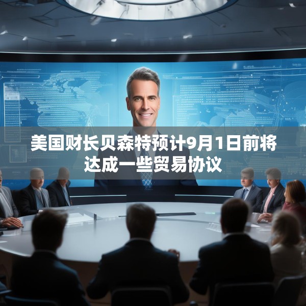 美国财长贝森特预计9月1日前将达成一些贸易协议