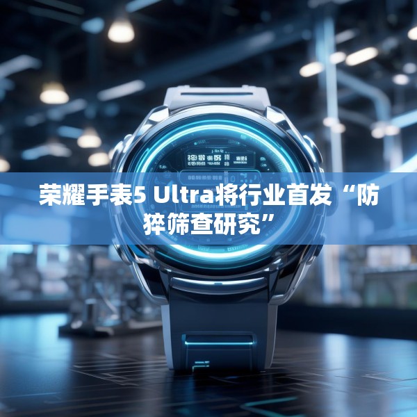 荣耀手表5 Ultra将行业首发“防猝筛查研究”