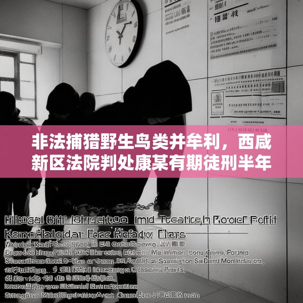 非法捕猎野生鸟类并牟利，西咸新区法院判处康某有期徒刑半年