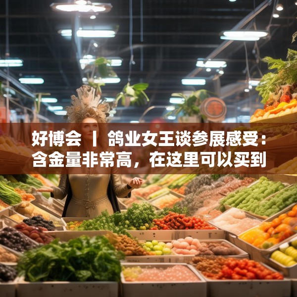 好博会 丨 鸽业女王谈参展感受：含金量非常高，在这里可以买到好的农产品