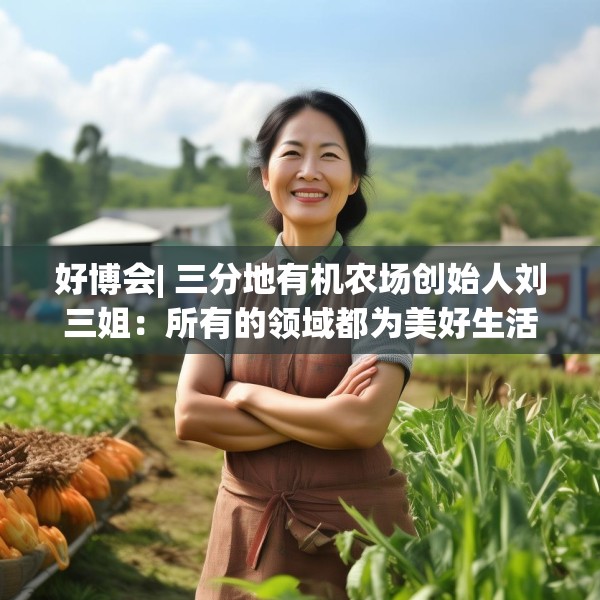 好博会| 三分地有机农场创始人刘三姐：所有的领域都为美好生活服务