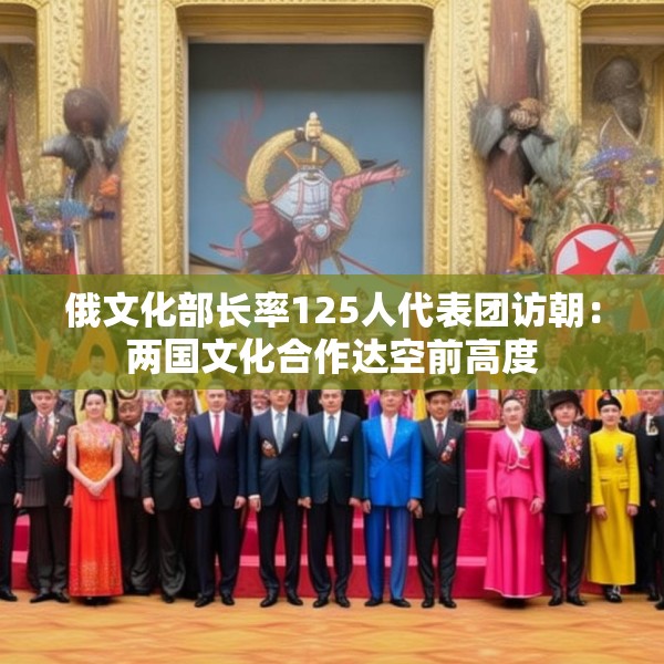 俄文化部长率125人代表团访朝：两国文化合作达空前高度