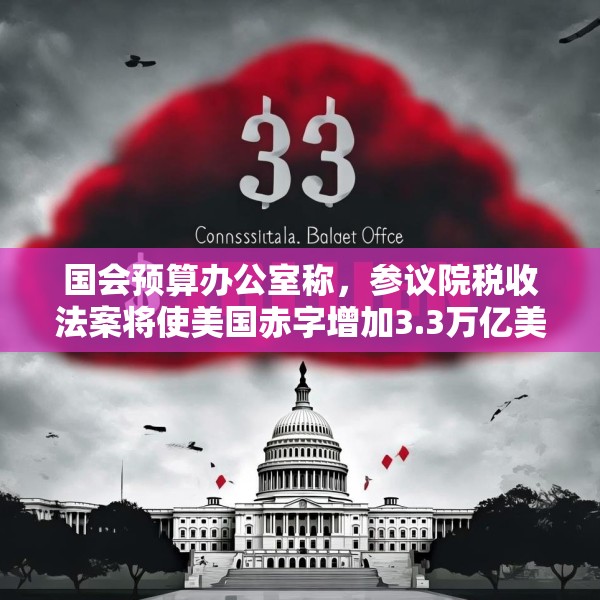 国会预算办公室称，参议院税收法案将使美国赤字增加3.3万亿美元