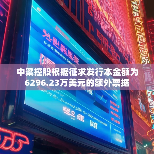 中梁控股根据征求发行本金额为6296.23万美元的额外票据