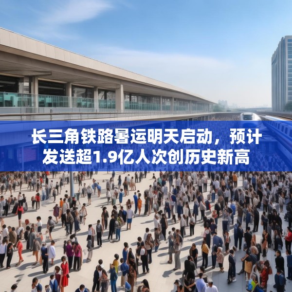 长三角铁路暑运明天启动，预计发送超1.9亿人次创历史新高