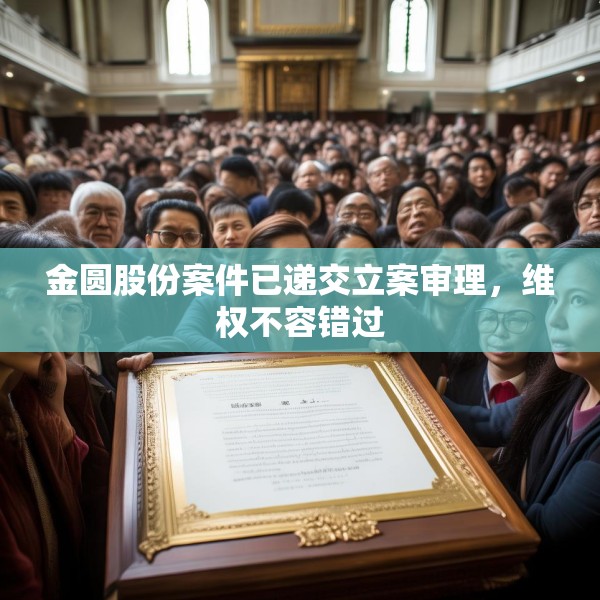 金圆股份案件已递交立案审理，维权不容错过