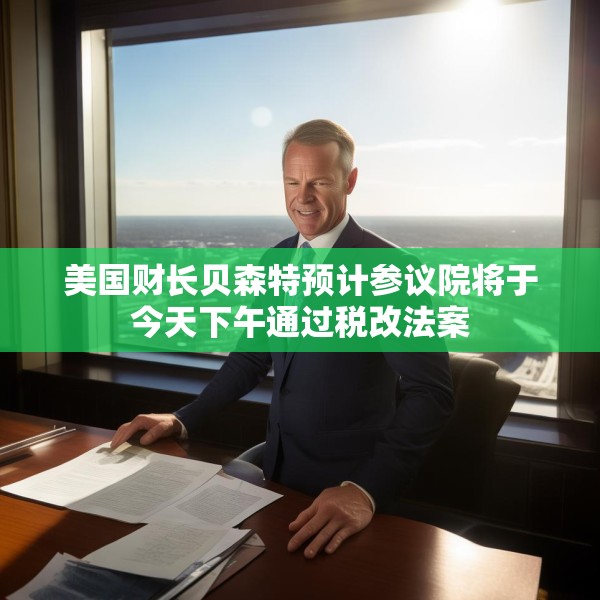 美国财长贝森特预计参议院将于今天下午通过税改法案