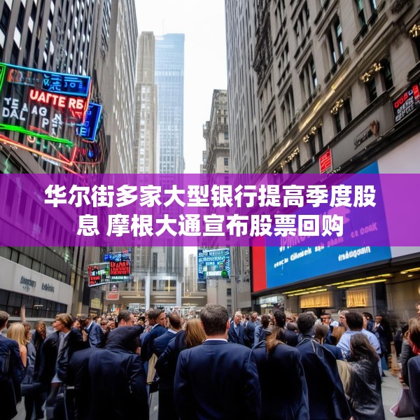 华尔街多家大型银行提高季度股息 摩根大通宣布股票回购