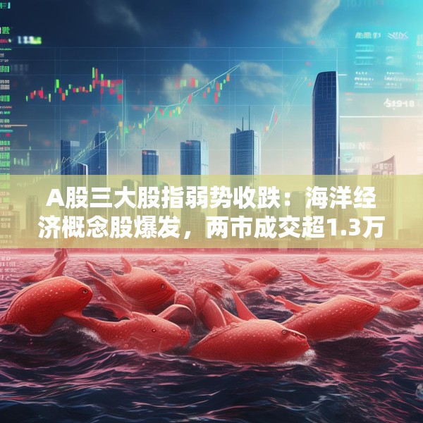 A股三大股指弱势收跌：海洋经济概念股爆发，两市成交超1.3万亿元