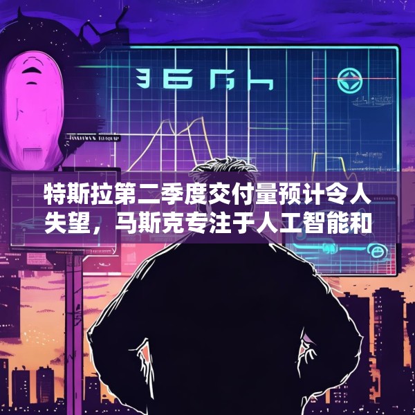 特斯拉第二季度交付量预计令人失望，马斯克专注于人工智能和自动驾驶出租车项目