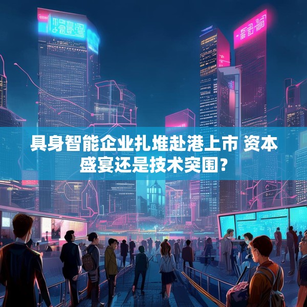 具身智能企业扎堆赴港上市 资本盛宴还是技术突围？