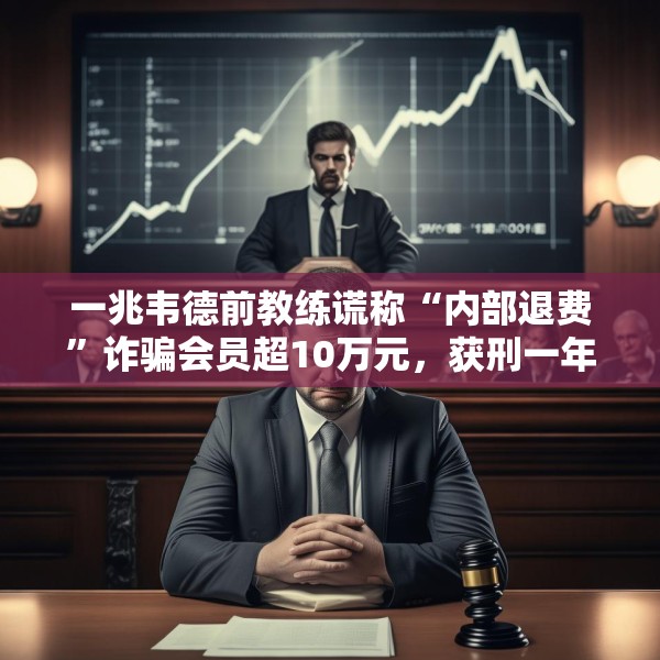 一兆韦德前教练谎称“内部退费”诈骗会员超10万元，获刑一年半