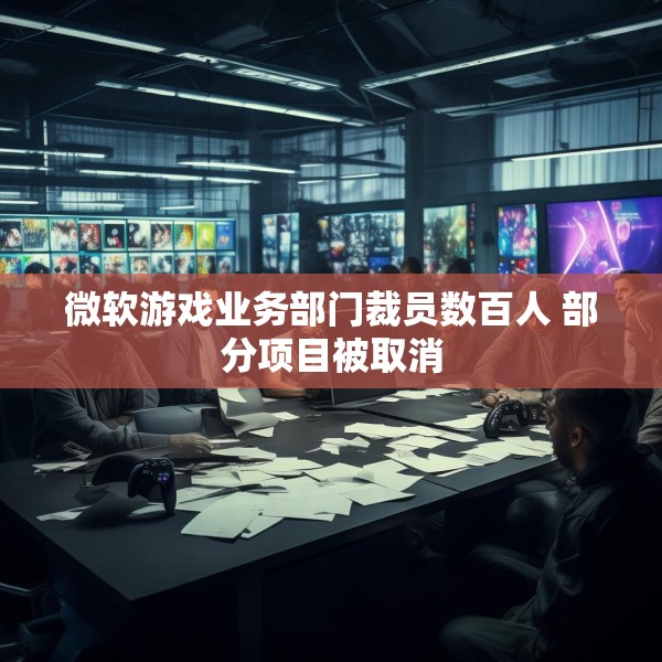 微软游戏业务部门裁员数百人 部分项目被取消