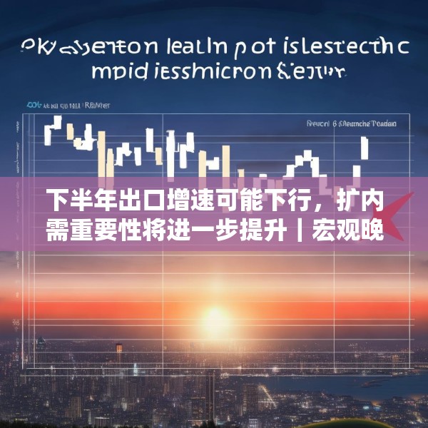 下半年出口增速可能下行，扩内需重要性将进一步提升｜宏观晚6点