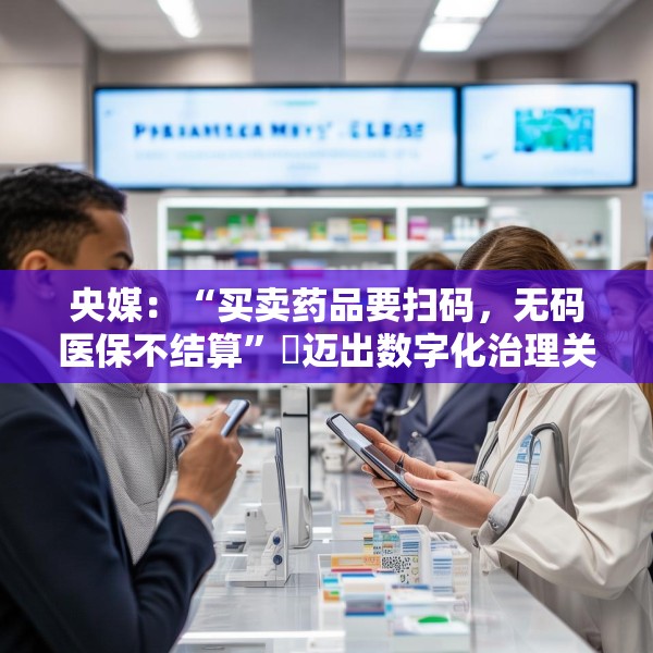央媒：“买卖药品要扫码，无码医保不结算”​迈出数字化治理关键一步